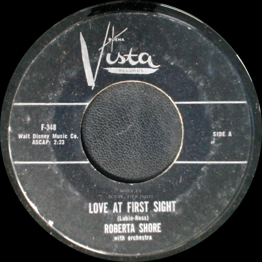 Roberta Shore - Love At First Sight / Take Me Along side A