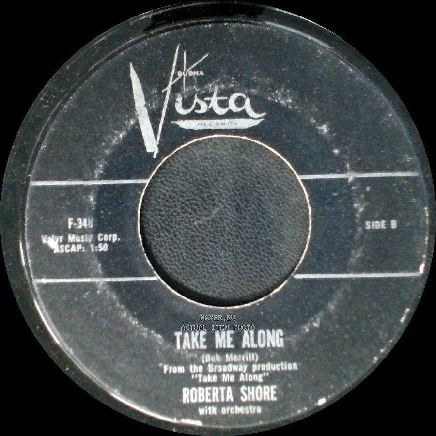 Roberta Shore - Love At First Sight / Take Me Along side B