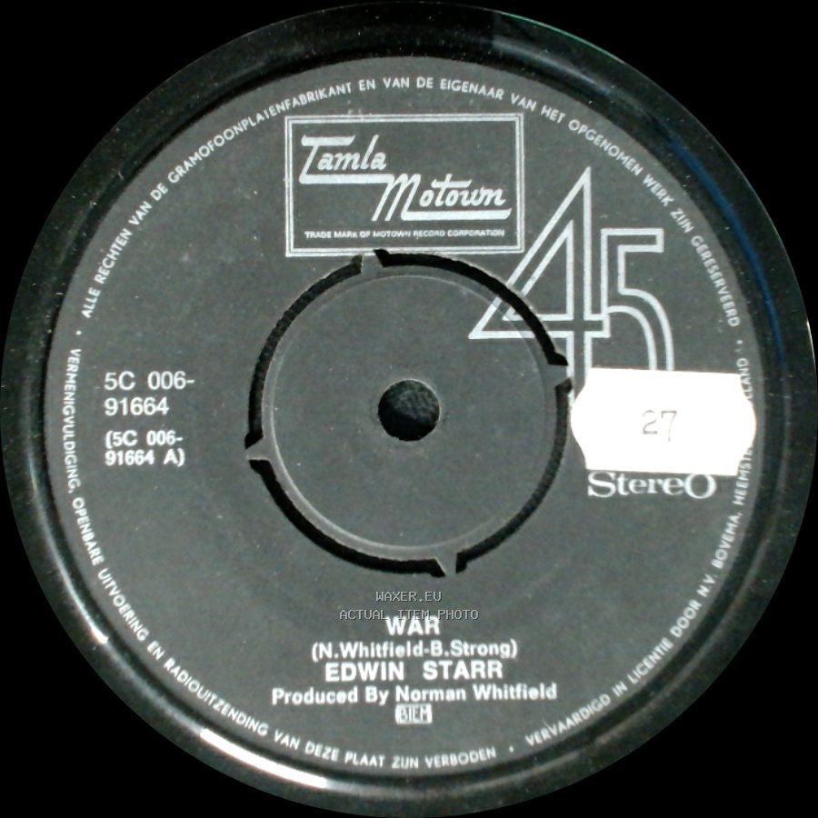 Edwin Starr - War / He Who Picks A Rose side A