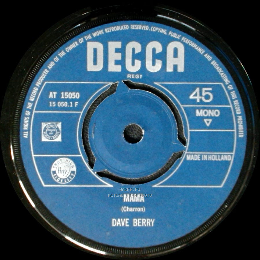 Dave Berry - Ann / Mama side B