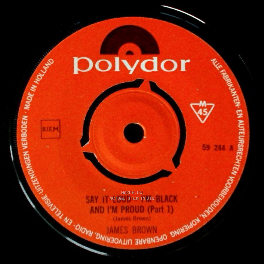 James Brown - Say It Loud - I'm Black And I'm Proud (Part 1) / Say It Loud - I'm Black And I'm Proud (Part 2) side A