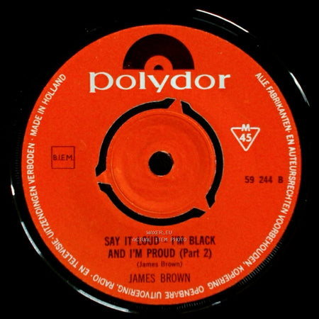 James Brown - Say It Loud - I'm Black And I'm Proud (Part 1) / Say It Loud - I'm Black And I'm Proud (Part 2) side B