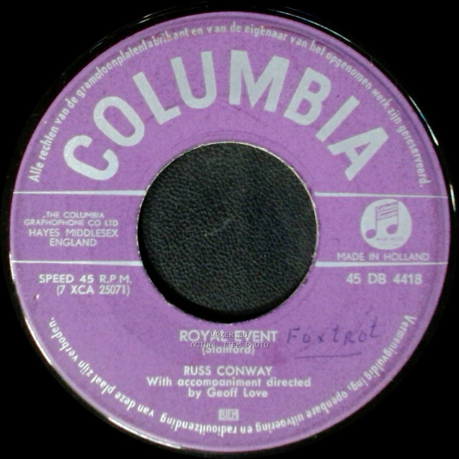 Russ Conway - Rule Britannina! / Royal Event side B