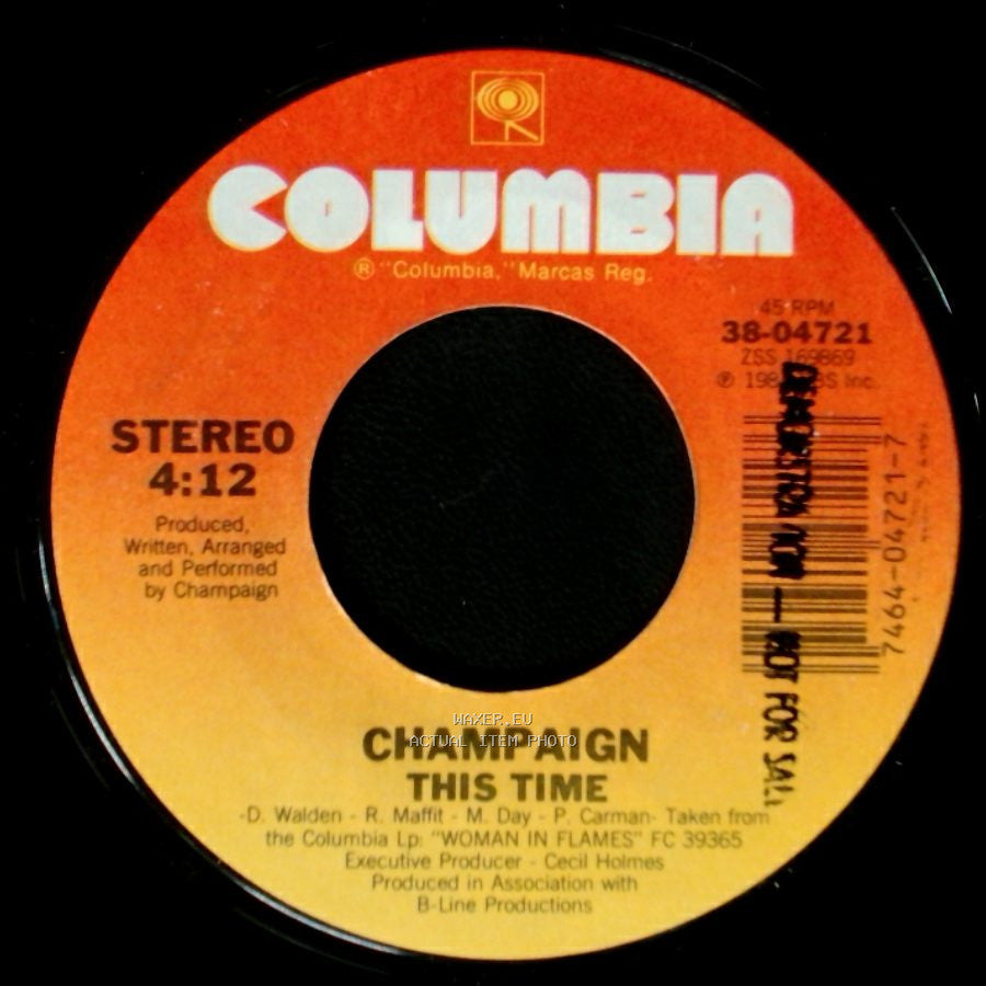 Champaign - This Time / Prisoner side A