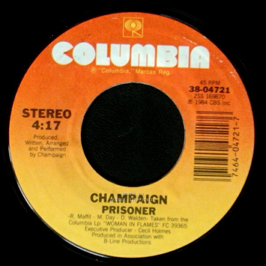 Champaign - This Time / Prisoner side B