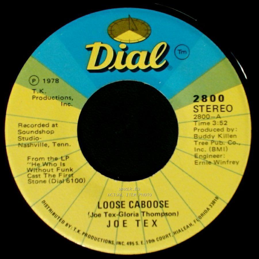 Joe Tex - Music Ain't Got No Color / Loose Caboose side B