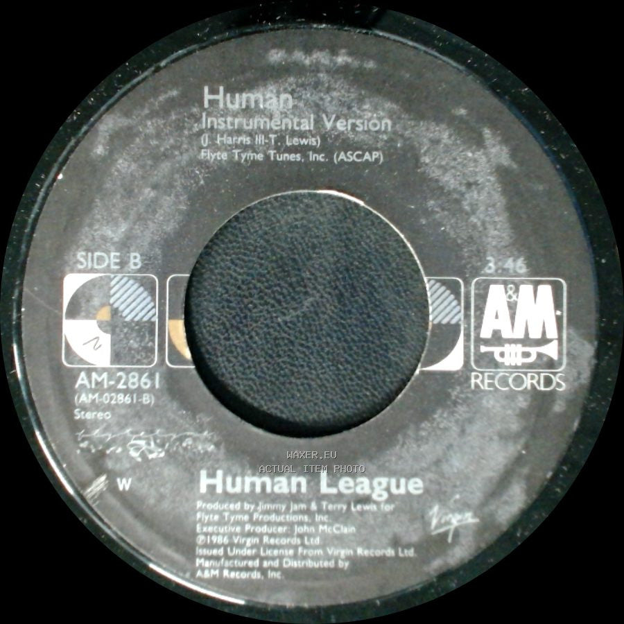 Human League - Human / Human Instrumental Version side B