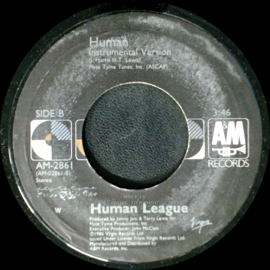 Human League - Human / Human Instrumental Version side B