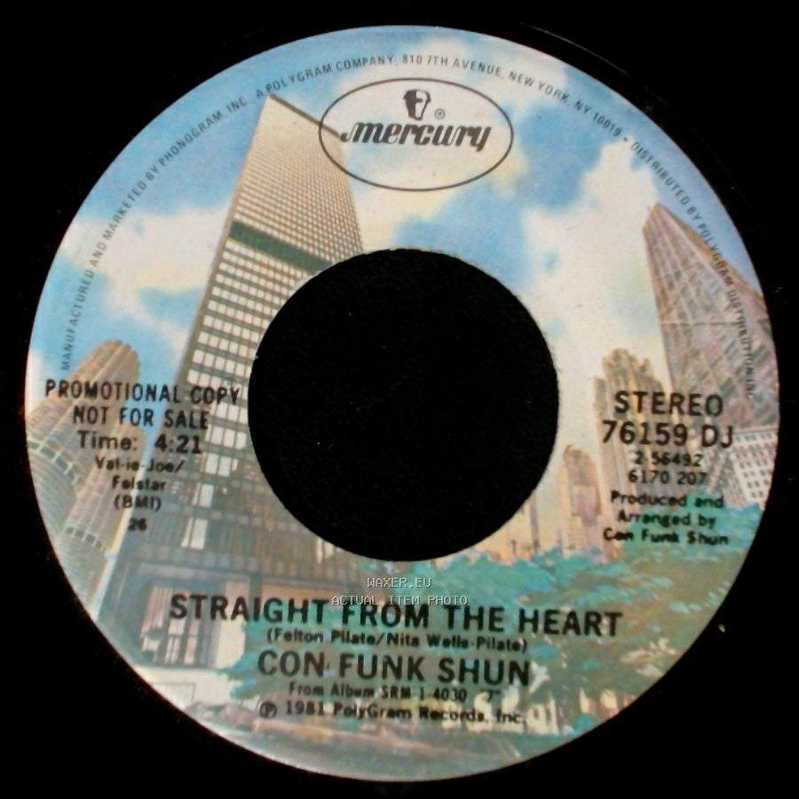 Con Funk Shun - Straight From The Heart / Straight From The Heart side A