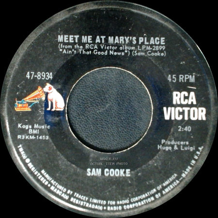 Sam Cooke - If I Had A Hammer (The Hammer Song) / Meet Me At Mary's Place side B