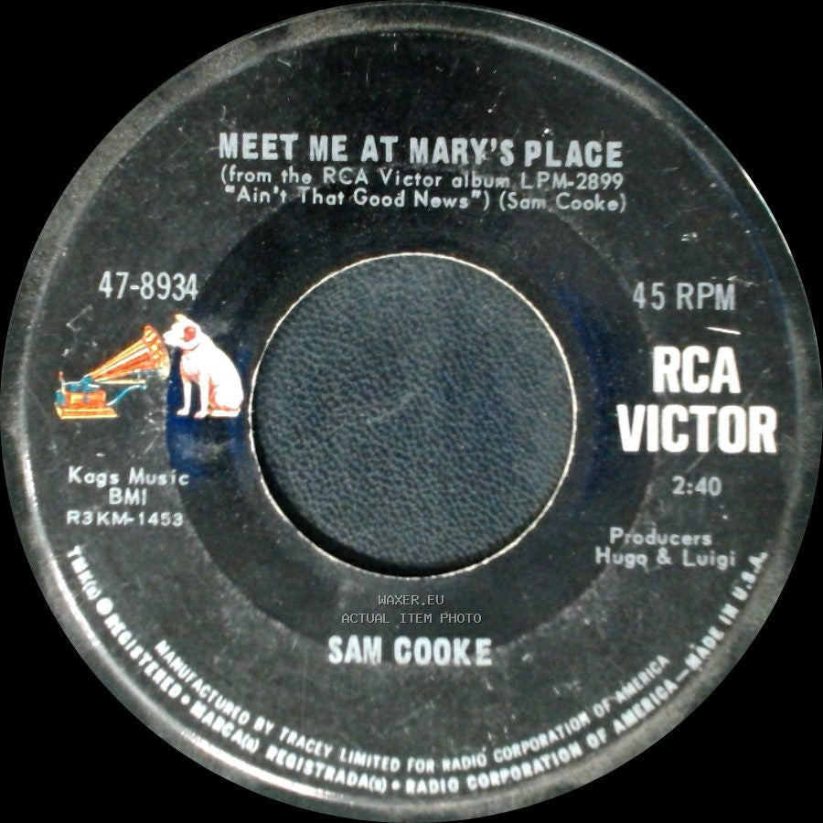 Sam Cooke - If I Had A Hammer (The Hammer Song) / Meet Me At Mary's Place side B
