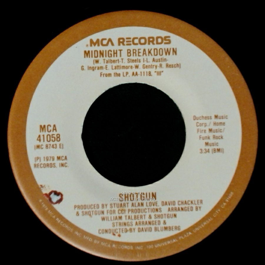 Shotgun - Big Legs / Midnight Breakdown side B