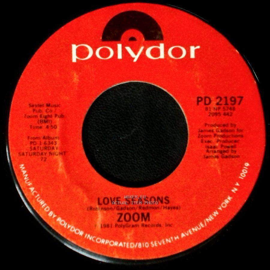 Zoom - Bye Bye Baby / Love Seasons side B