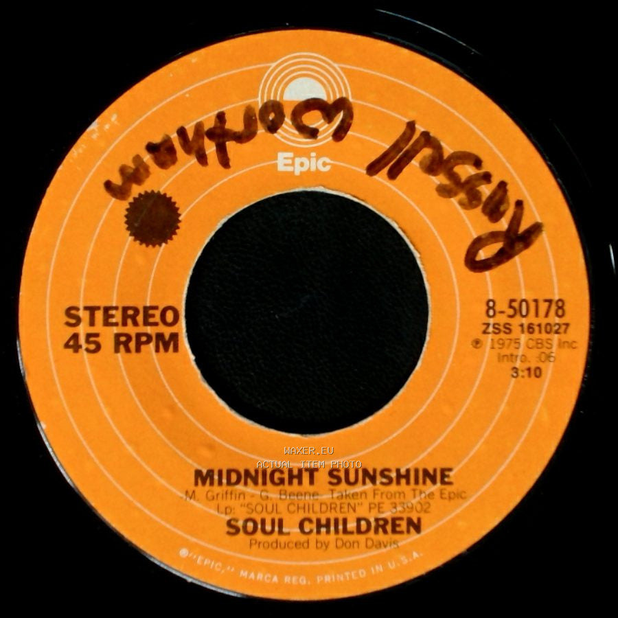 Soul Children - Midnight Sunshine / Finders Keepers side A
