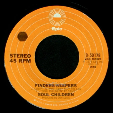 Soul Children - Midnight Sunshine / Finders Keepers side B