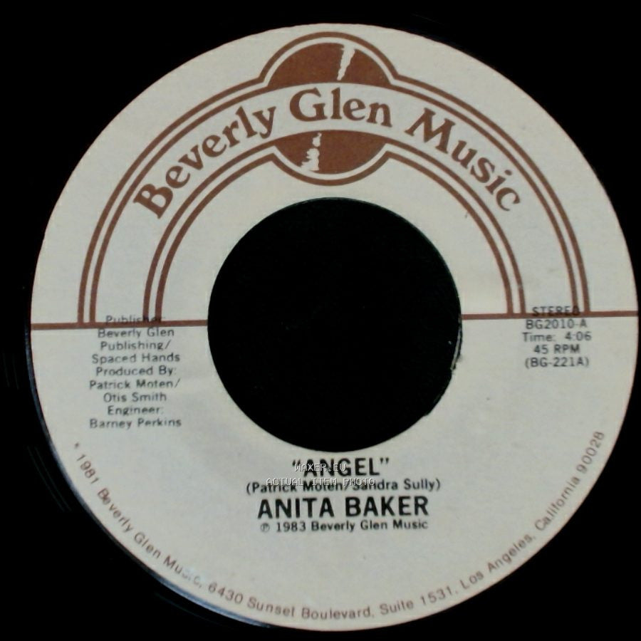 Anita Baker - Angel / Do You Believe Me side A