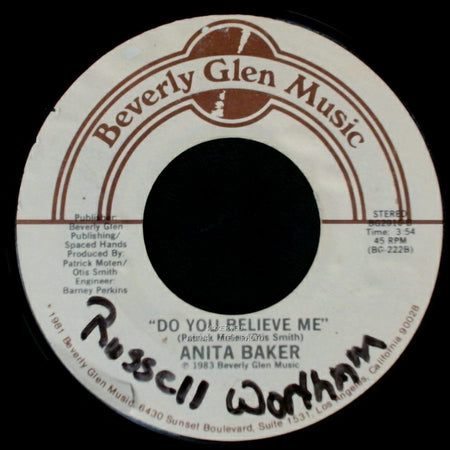 Anita Baker - Angel / Do You Believe Me side B