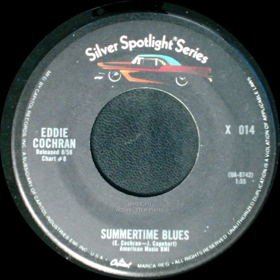 Eddie Cochran - Cut Across Shorty / Summertime Blues side B