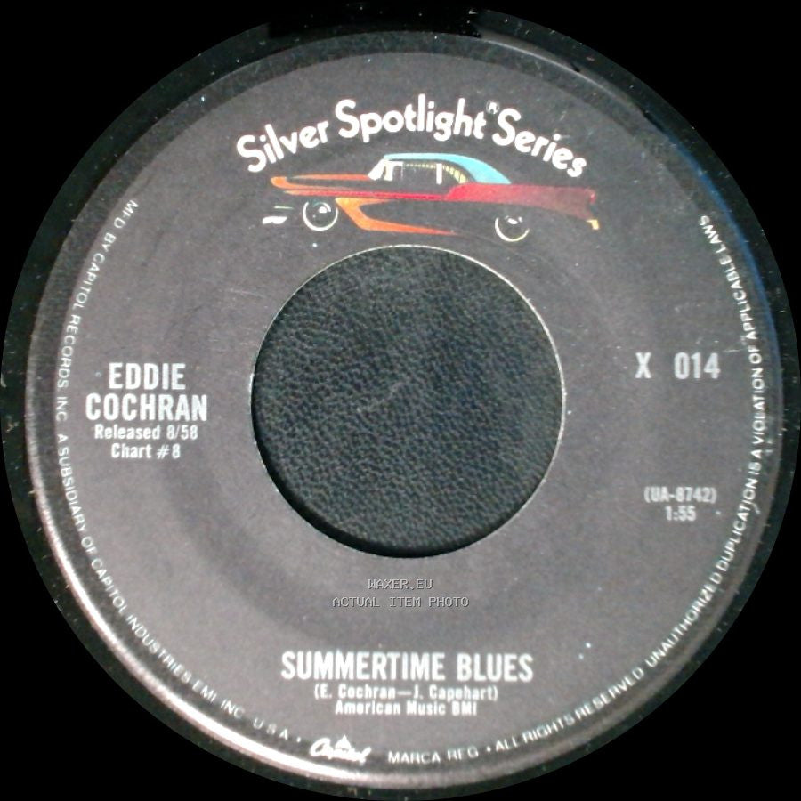 Eddie Cochran - Cut Across Shorty / Summertime Blues side B