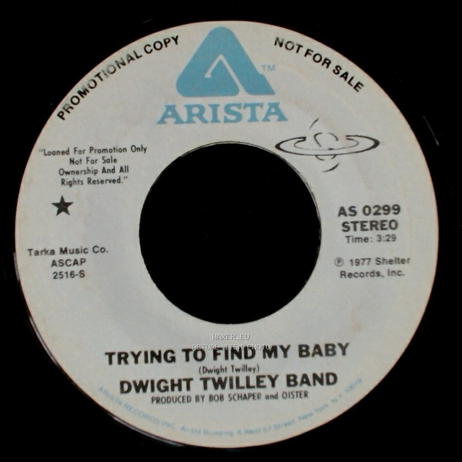 Dwight Twilley Band - Trying To Find My Baby / Trying To Find My Baby side B