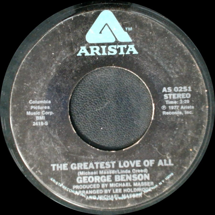 George Benson / Michael Masser - The Greatest Love Of All / Ali's Theme side A
