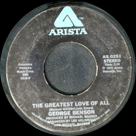 George Benson / Michael Masser - The Greatest Love Of All / Ali's Theme side A