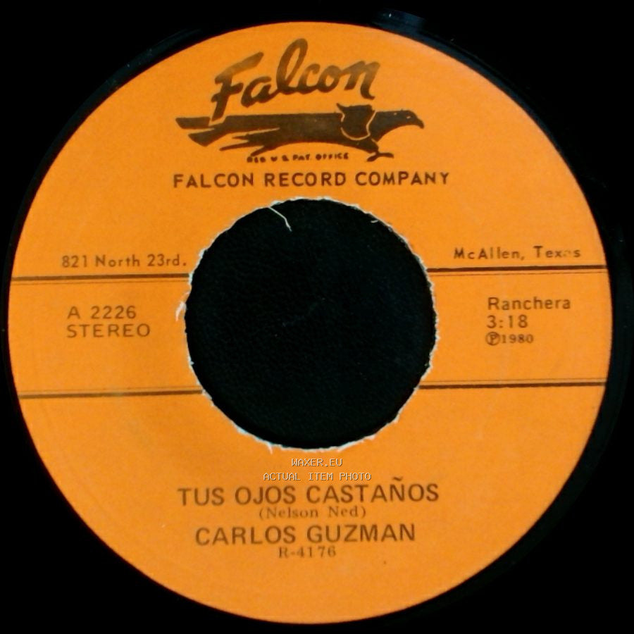 Carlos Guzman - Una Lagrima En La Garganta / Tus Ojos Castaños side B