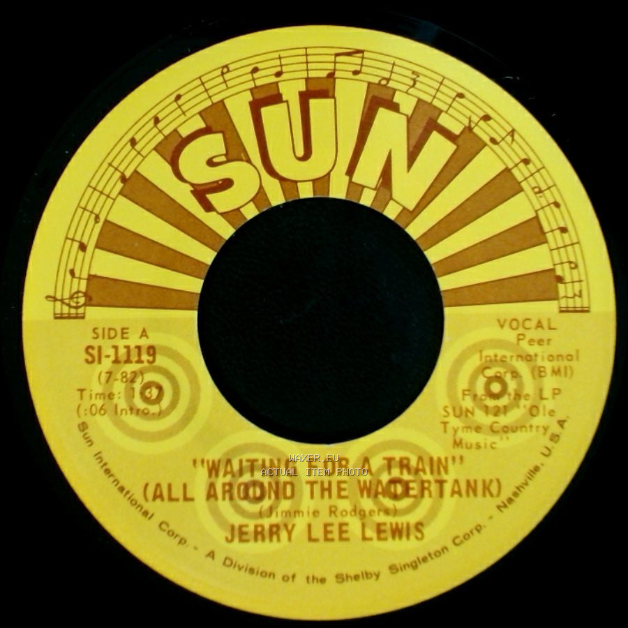 Jerry Lee Lewis - Waiting For A Train (All Around The Watertank) / Big Legged Woman side A