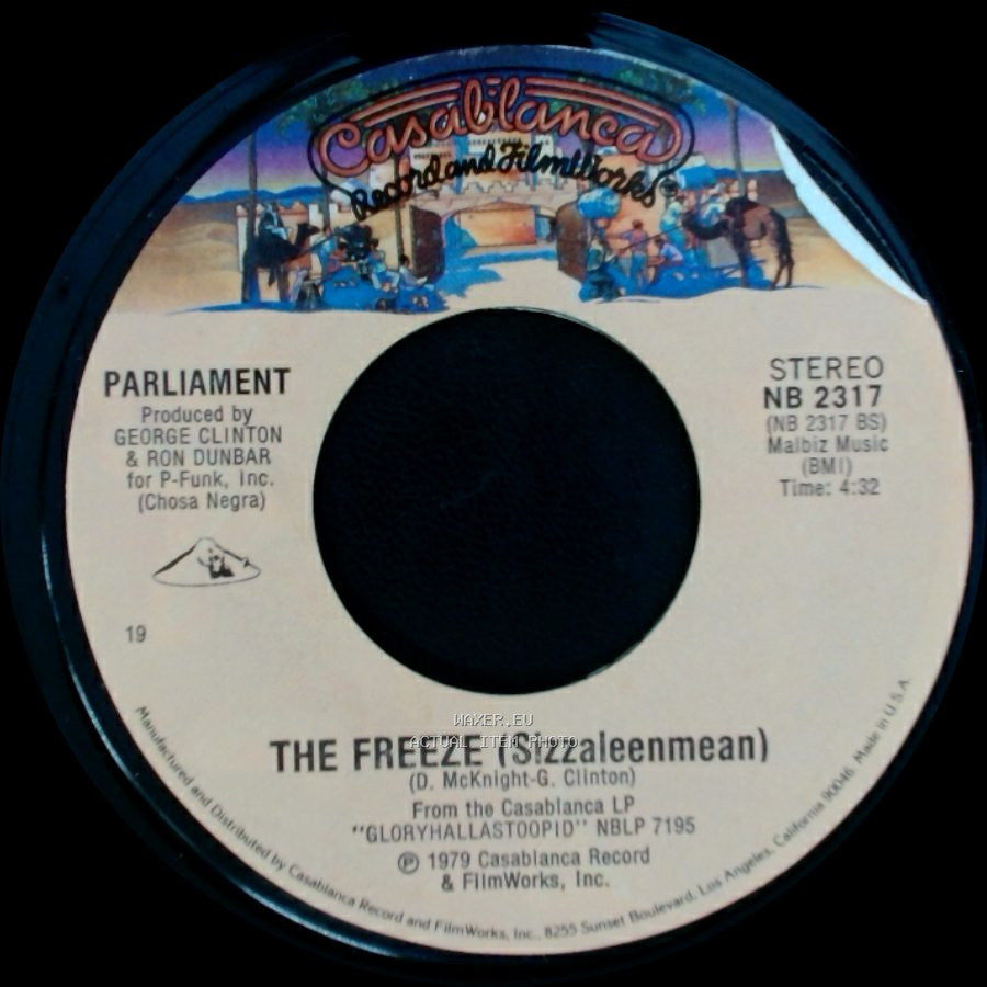 Parliament - The Freeze (Sizzaleenmean) / The Freeze (Sizzaleenmean) side A