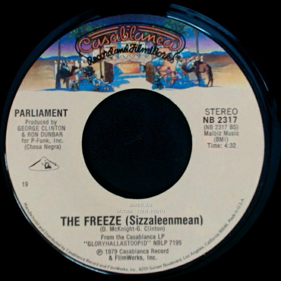 Parliament - The Freeze (Sizzaleenmean) / The Freeze (Sizzaleenmean) side B