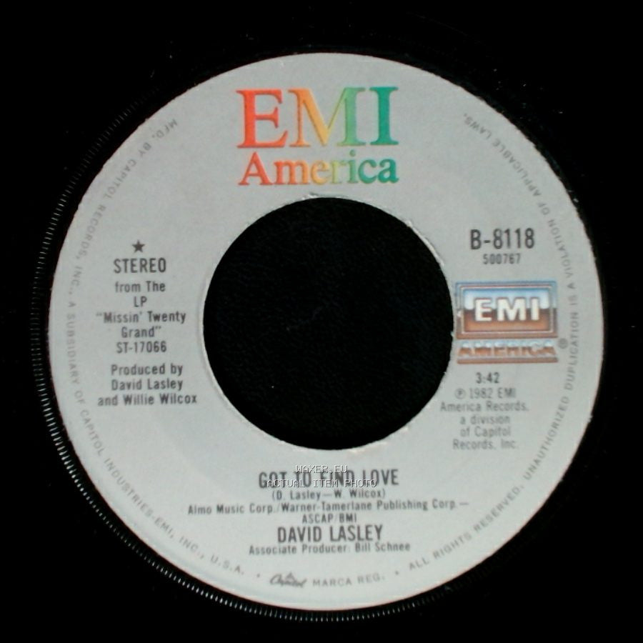 David Lasley - I Don't Go Shopping / Got To Find Love side B