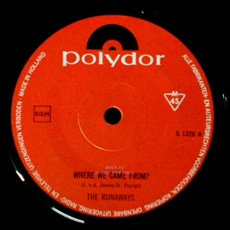 The Runaways - Where We Came From? / She.... side A