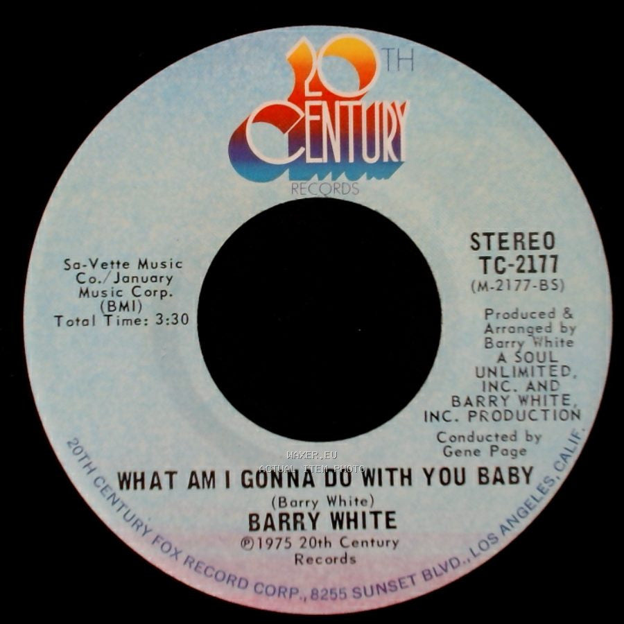 Barry White - What Am I Gonna Do With You Baby / What Am I Gonna Do With You side A