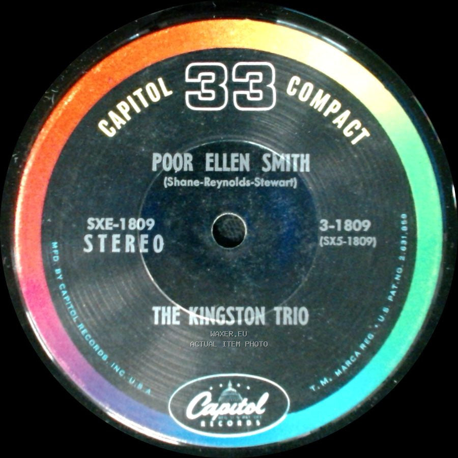 The Kingston Trio - My Lord What A Mornin' / Poor Ellen Smith side B