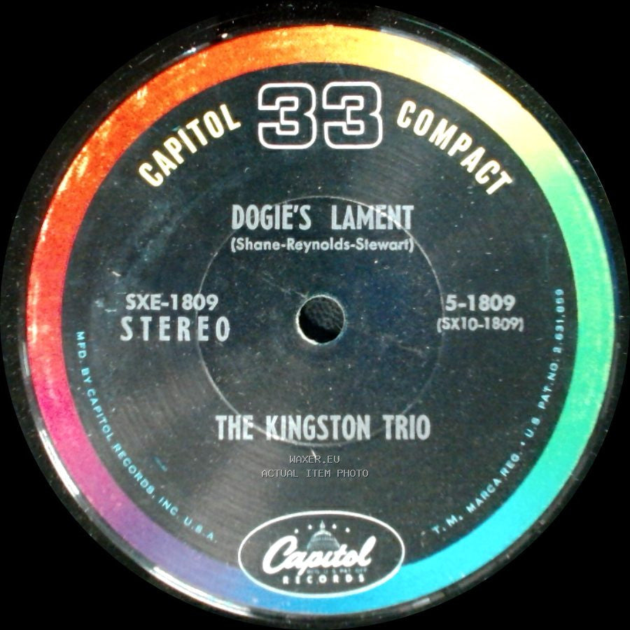 The Kingston Trio - My Lord What A Mornin' / Poor Ellen Smith side A