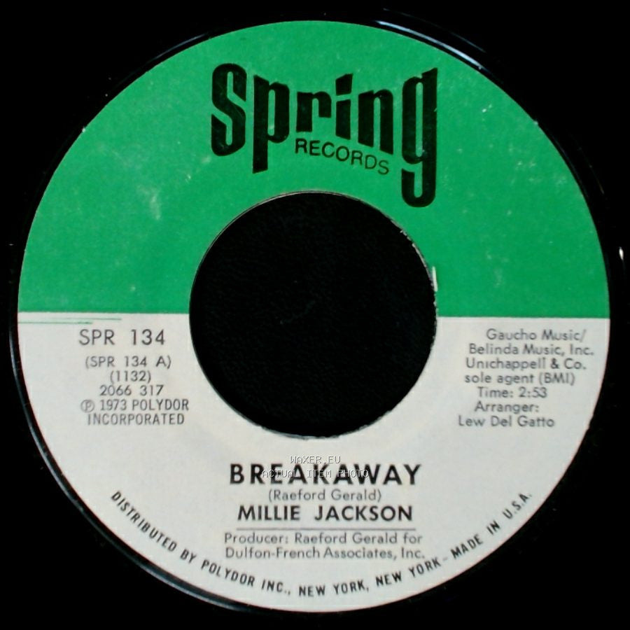 Millie Jackson - Breakaway / Strange Things side A