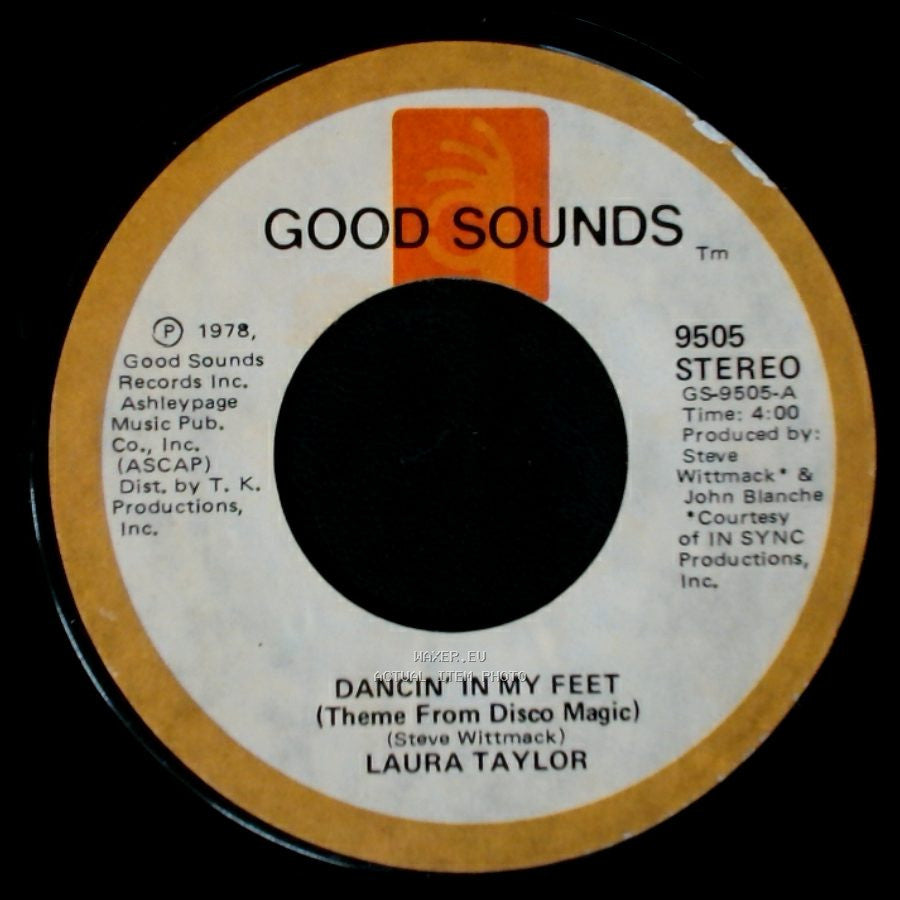 Laura Taylor - Dancin' In My Feet (Theme From Disco Magic) / Lady Scorpio side A
