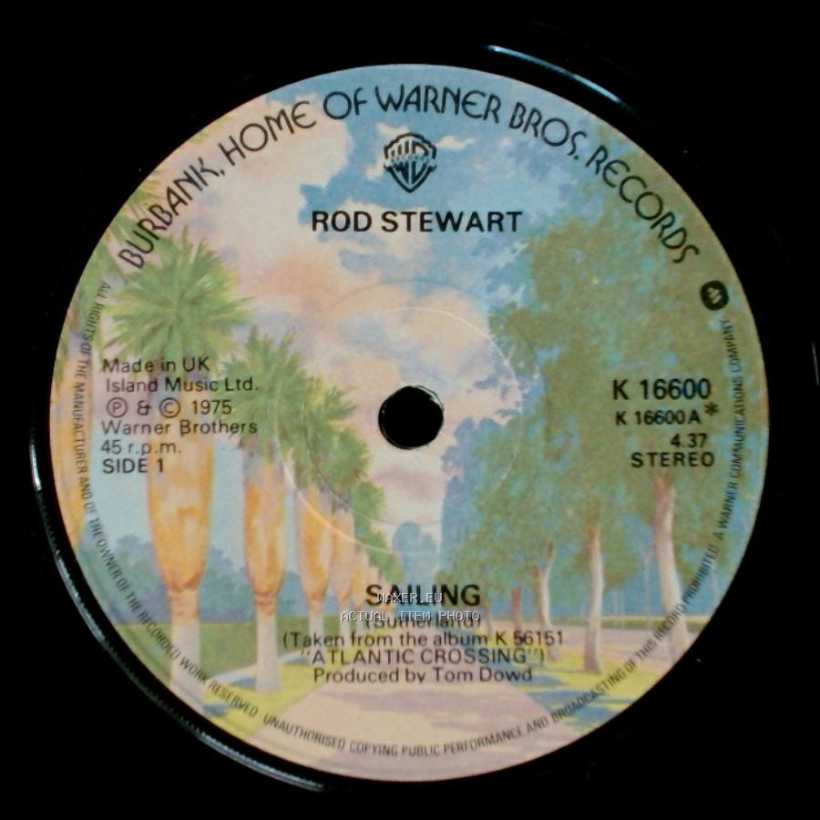 Rod Stewart - Sailing / Stone Cold Sober side A