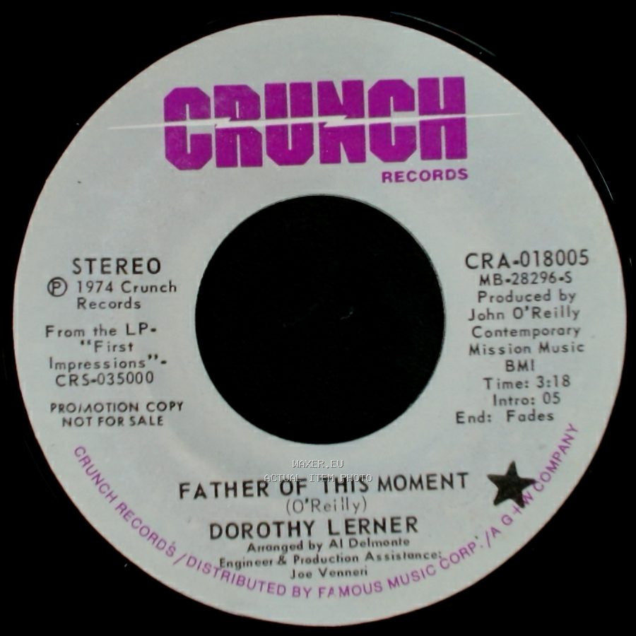 Dorothy Lerner - City Girl / Father Of This Moment side B
