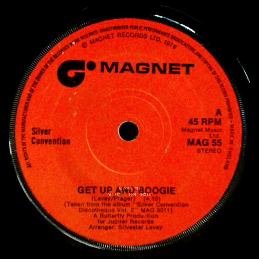 Silver Convention - Get Up And Boogie / Son Of A Gun side A