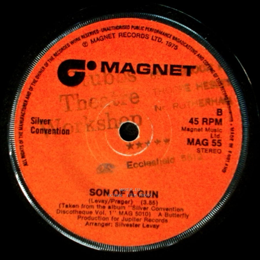Silver Convention - Get Up And Boogie / Son Of A Gun side B