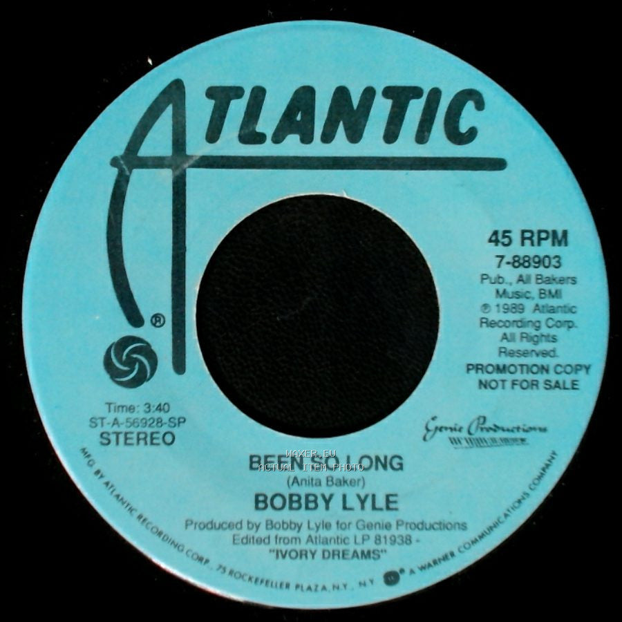 Bobby Lyle - Been So Long / Been So Long side A
