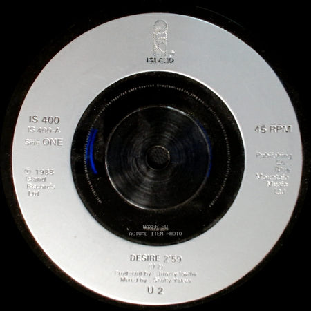 U2 - Desire / Hallelujah Here She Comes side A
