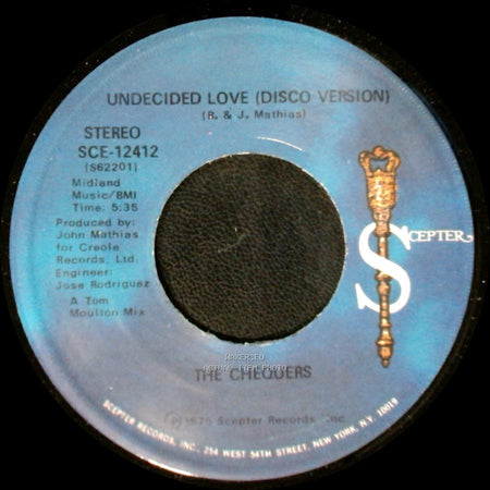 The Chequers - Undecided Love (Disco Version) / Undecided Love side A