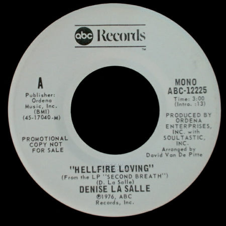 Denise La Salle - Hellfire Loving / Hellfire Loving side A