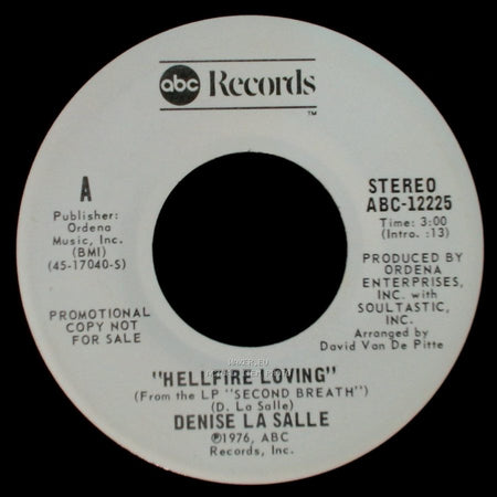 Denise La Salle - Hellfire Loving / Hellfire Loving side B