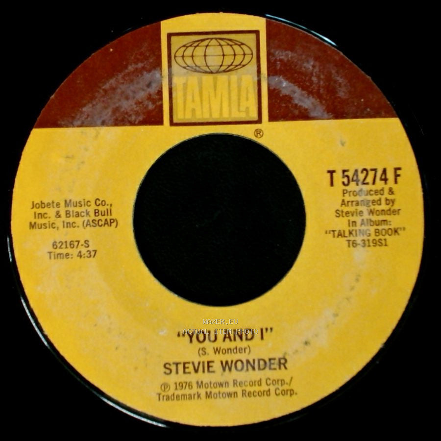 Stevie Wonder - You And I / I Wish side A