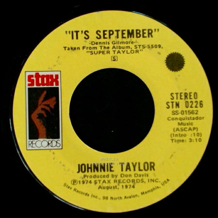 Johnnie Taylor - It's September / Just One Moment side A