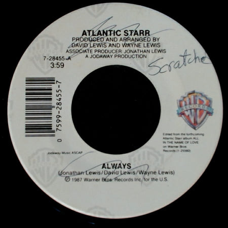 Atlantic Starr - Always / Always (Instrumental) side A