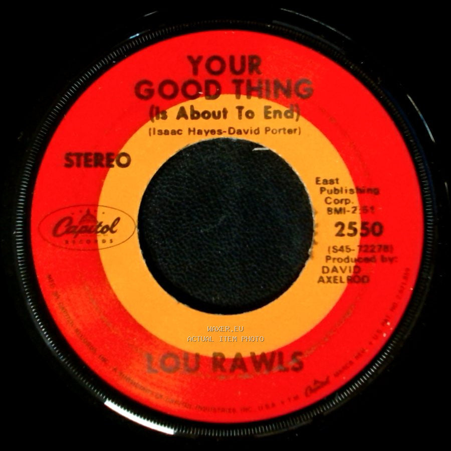 Lou Rawls - Your Good Thing (Is About To End) / Season Of The Witch side A